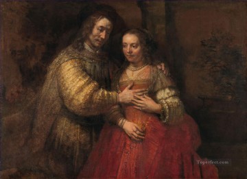 Rembrandt van Rijn Painting - The Jewish Bride Rembrandt